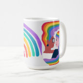 Liefde is Liefde Pride Valentijnsdag Koffiemok (Voorkant rechts)