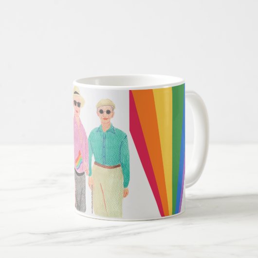 Liefde is Liefde Pride Valentijnsdag Koffiemok (Voorkant rechts)