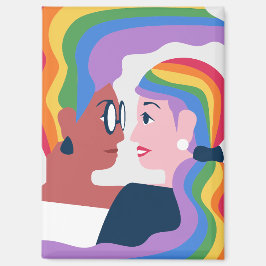 Liefde is Liefde Pride Valentijnsdag Magneet