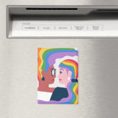 Liefde is Liefde Pride Valentijnsdag Magneet (Insitu (Vaatwasser))