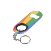 Liefde is Liefde Pride Valentijnsdag Mini Flessenopener (Achterkant Gekanteld)