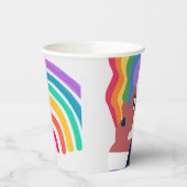 Liefde is Liefde Pride Valentijnsdag Papieren Bekers (Links)