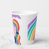 Liefde is Liefde Pride Valentijnsdag Papieren Bekers (Rechts)