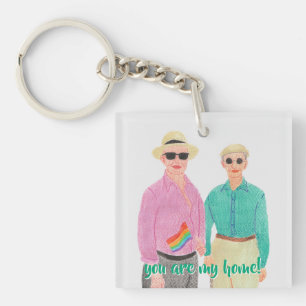 Liefde is Liefde Pride Valentijnsdag Sleutelhanger