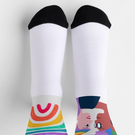 Liefde is Liefde Pride Valentijnsdag Sokken (Top)