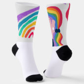 Liefde is Liefde Pride Valentijnsdag Sokken (Gebogen)