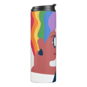 Liefde is Liefde Pride Valentijnsdag Thermosbeker (Gedraaid links)