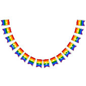 Liefde is liefde Rainbow Flag LGBT Pride Wedding P Vlaggetjes (Alle)