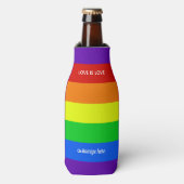 Liefde is liefde Rainbow Gay Pride Parade Flesjeskoeler (Fles Voorkant)