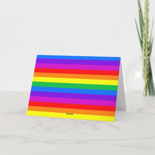 Liefde is liefde, regenboog kaart (Achterkant)