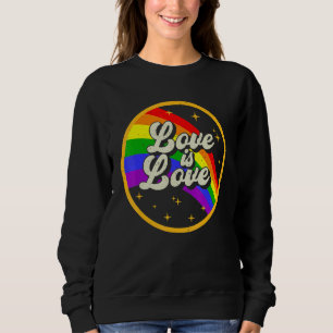 Liefde Is Liefde Regenboog LGBT Lesbienne Homo Bis Trui