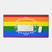 Liefde is Liefde Regenboog LGBTQ Pride Bureaumat (Keyboard & Muis)