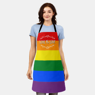Liefde is Liefde Regenboog LGBTQ Pride Schort