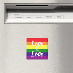 Liefde is Liefde Regenboog LGBTQ trots Magneet