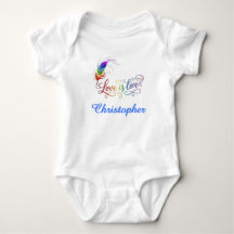 Liefde is Liefde Regenboogveer Persoonlijke Baby J