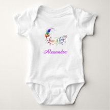 Liefde is Liefde Regenboogveer Persoonlijke Baby M