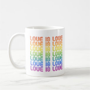 Liefde is Liefde Retro Koffiemok