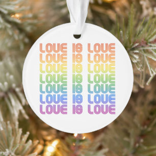 Liefde is Liefde Retro Ornament