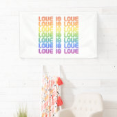 Liefde is Liefde Retro Spandoek (Insitu)