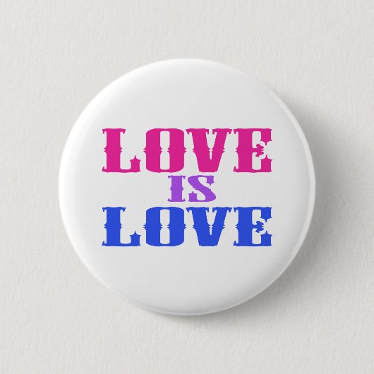 Liefde is liefde ronde button 5,7 cm (Voorkant)