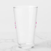 Liefde is liefde roze paarse kleurrijke pride LGBT Glas (Links)