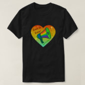 Liefde is liefde schreeuwen trots Sticker T-shirt (Design voorkant)