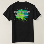 Liefde is liefde schreeuwen trots Sticker T-shirt (Design achterkant)