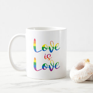 Liefde is liefde script Gay Pride Koffiemok
