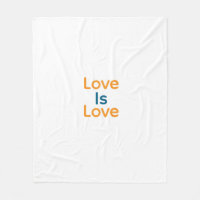 Liefde is liefde sinaasappel blauw kleurrijke prid