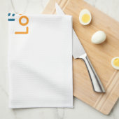 Liefde is liefde sinaasappel blauw kleurrijke prid theedoek (Quarter Fold)