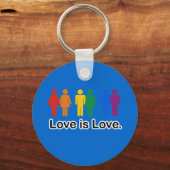 Liefde is liefde. sleutelhanger (Voorkant)