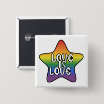 Liefde Is Liefde Ster Regenboog LGBT Vlag Kleurver