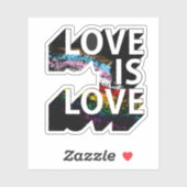 Liefde is Liefde Sticker (Vel)