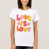 Liefde is liefde t-shirt (Voorkant)