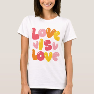 Liefde is liefde t-shirt