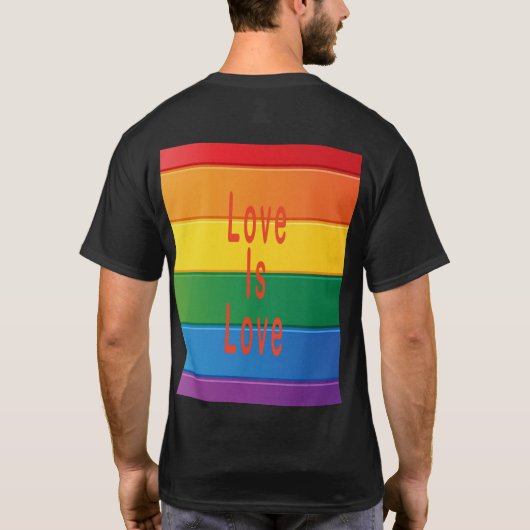 Liefde is liefde t-shirt (Achterkant)