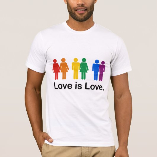 Liefde is Liefde T-shirt (Voorkant)