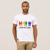 Liefde is Liefde T-shirt (Voorkant volledig)