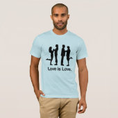 Liefde is Liefde T-shirt (Voorkant volledig)