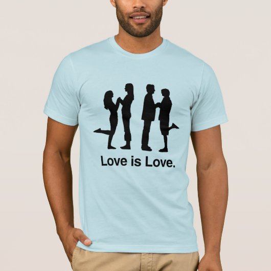 Liefde is Liefde T-shirt (Voorkant)