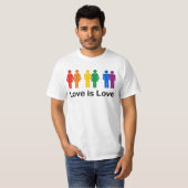 Liefde is Liefde T-shirt (Voorkant volledig)
