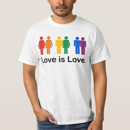 Liefde is Liefde T-shirt (Voorkant)