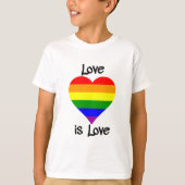 Liefde is liefde t-shirt (Voorkant)