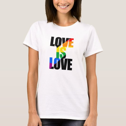 LIEFDE IS LIEFDE T-SHIRT (Voorkant)