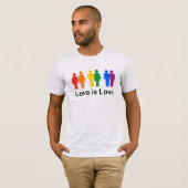 Liefde is Liefde T-shirt (Voorkant volledig)