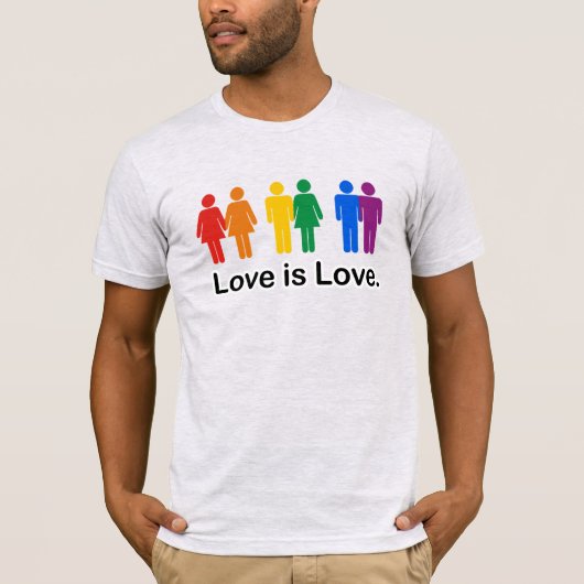 Liefde is Liefde T-shirt (Voorkant)