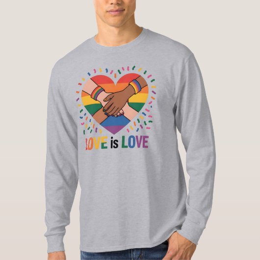 Liefde is liefde t-shirt (Voorkant)