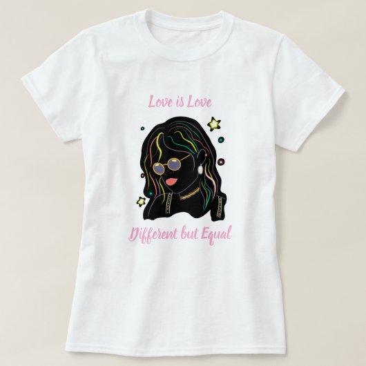 Liefde is liefde t-shirt (Design voorkant)