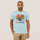 Liefde is liefde t-shirt (Voorkant volledig)
