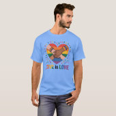 Liefde is liefde t-shirt (Voorkant volledig)